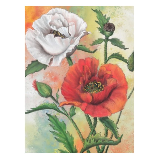 Poppies Tablecloth (Front)