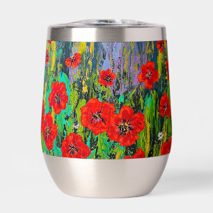 Poppies thermo-tumbler chaud ou froid