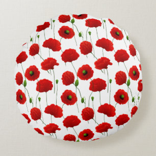 Poppies Throw Pillow