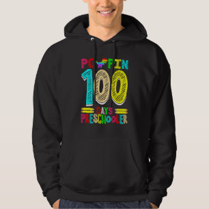 Poppin 100 Days Preschooler Dinosaur Nursery Schoo Hoodie