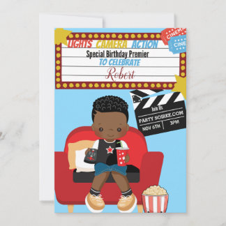 Poppin Birthday Invitation Card