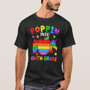 Poppin Into Team Ninth Grade Back To School Kids G T-Shirt