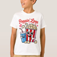 Poppin' Love Popcorn Soda Drink Cute Food Couple