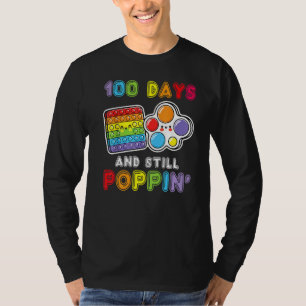 Poppin My Way Through 100 Days of School Kids 100t T-Shirt