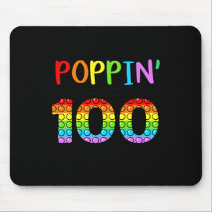 Poppin My Way Through 100 Days Of School Mouse Pad