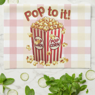 Poppin' with Style - "Pop to it!" Kitchen Towel