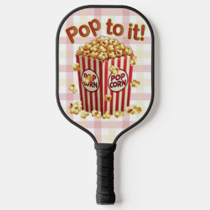 Poppin' with Style - "Pop to it!" Pickleball Paddle