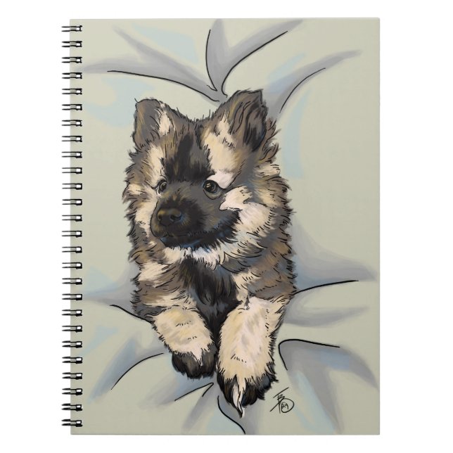 Popping Autumn Rain Notebook (Front)