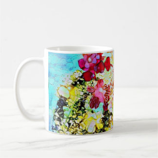Popping Petals ! Fine art blank greeting card  Coffee Mug