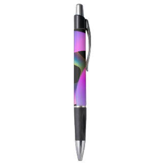 Popping Purple Black Pen