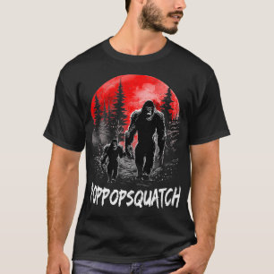 Poppop Squatch Funny Dad Fathers day T-Shirt