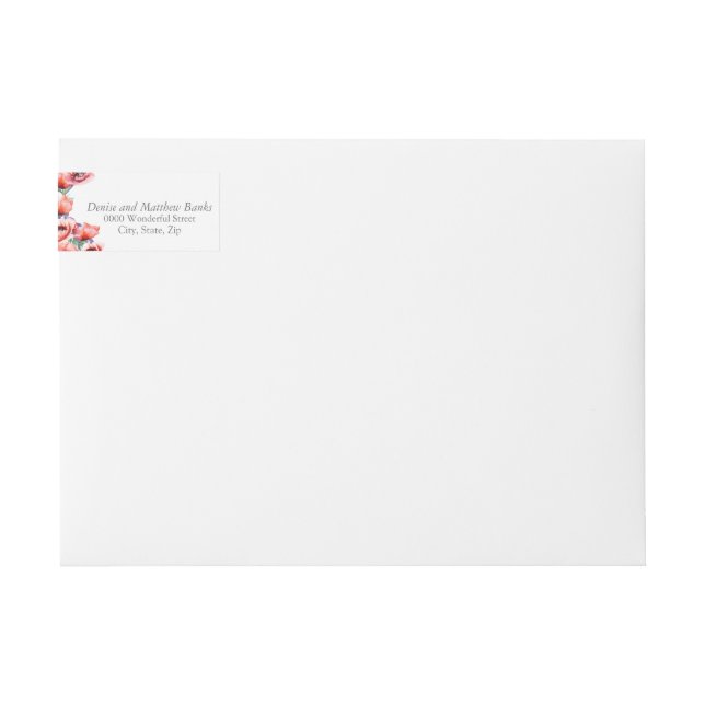 Poppy Address Label (Front)