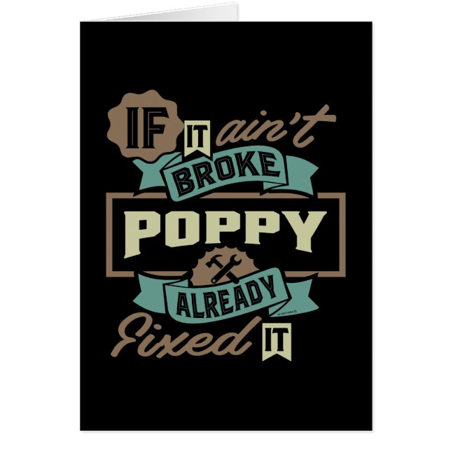 Poppy Already Fixed It (Front)