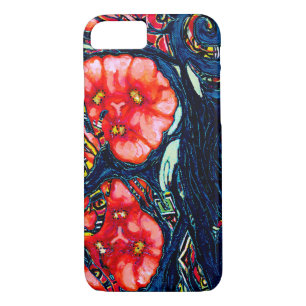 Poppy and a swirl iPhone 8/7 case
