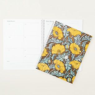 Poppy Art Illustration Flower Nouveau  Planner