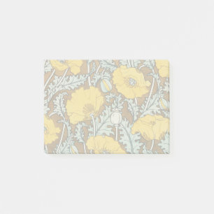 Poppy Art Illustration Flower Nouveau  Post-it Notes