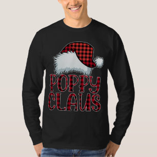 Poppy Claus Christmas Pajama Family Matching Xmas T-Shirt
