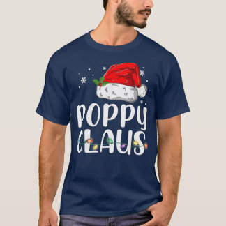 Poppy Claus Santa Christmas Matching Family T-Shirt