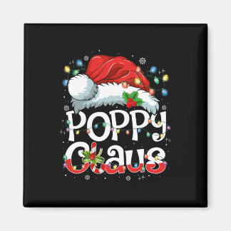 Poppy Claus Xmas Santa Matching Family Christmas P Magnet