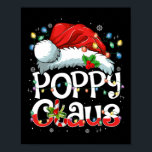Poppy Claus Xmas Santa Matching Family Christmas P Poster<br><div class="desc">Poppy Claus Xmas Santa Matching Family Christmas Pyjamas</div>