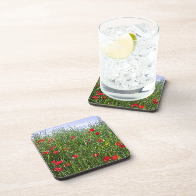 Poppy Coasters (Right Side)