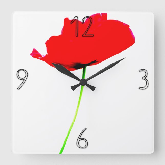 POPPY Collection 02 Wall Clock (Front)