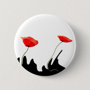 poppy collectioP 2 Inch Round Button