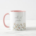 POPPY Cute Pastel Wildflower World's Best Grandma Mug<br><div class="desc">This ceramic mug features light coloured pastel wildflowers and a fun handwritten script font. This coffee cup is the perfect gift for your favourite grandma out there for her birthday,  a Mother's Day Gift,  or just because. Add a special message onto the backside for a personal touch.</div>