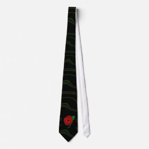 Poppy day - tie