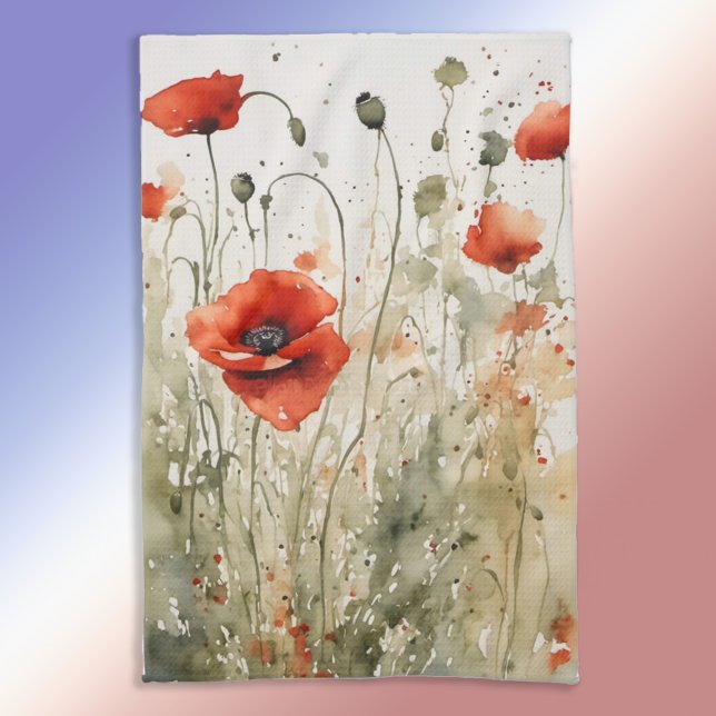Poppy Day v.1   Kitchen Towel (Creator Uploaded)