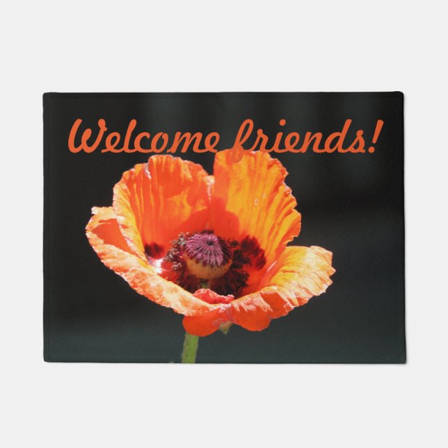 Poppy Doormat (Front)
