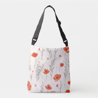 Poppy Elegance Crossbody Bag