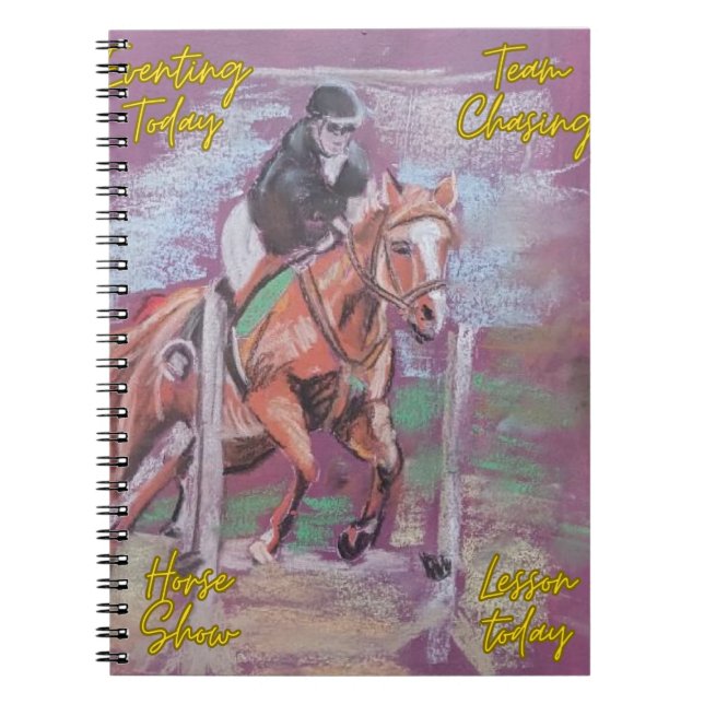 Poppy, eventing notebook (Front)