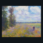 Poppy Field Argenteuil Claude Monet vibrant art Faux Canvas Print<br><div class="desc">Poppy Field Argenteuil Claude Monet vibrant art Faux Canvas Print</div>
