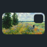 Poppy Field, Argenteuil - Fine art by Claude Monet iPhone 12 Case<br><div class="desc">Claude Monet famous painting,  Poppy Field in Argenteuil</div>