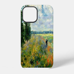 Poppy Field, Argenteuil - Fine art by Claude Monet iPhone 12 Case