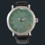 Poppy Field by Gustav Klimt, Vintage Art Nouveau Watch<br><div class="desc">Poppy Field (1907) by Gustav Klimt is a vintage Victorian Era fine art symbolism floral landscape painting. A nature scene with a large meadow with blooming red poppy flowers. It's spring and the poppies and fruit trees are in bloom. About the artist: Gustav Klimt (1862-1918) was an Austrian Symbolist painter...</div>