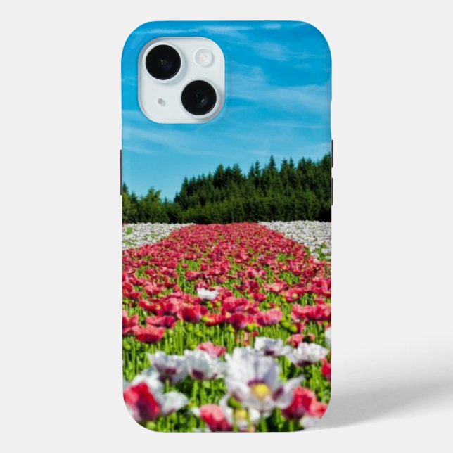 Poppy Field Case-Mate iPhone Case (Back)