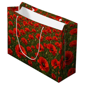 Poppy Field Large Gift Bag