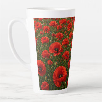 Poppy Field Latte Mug