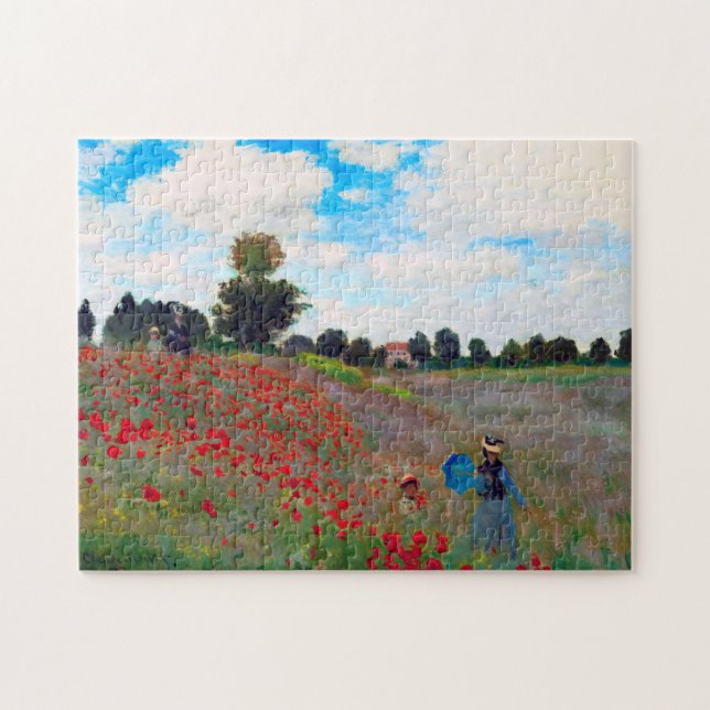 Poppy Field, Monet Jigsaw Puzzle (Horizontal)