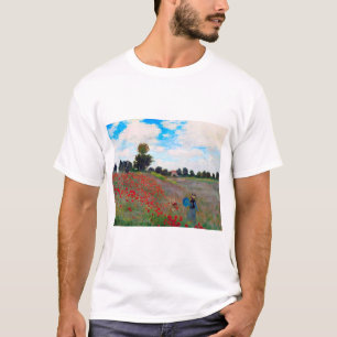 Poppy Field, Monet T-Shirt