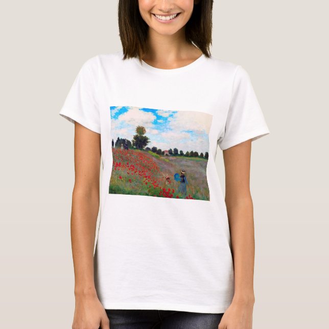 Poppy Field, Monet T-Shirt (Front)