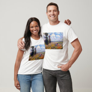 Poppy Field painting by Claude Monet (1875) T-Shirt