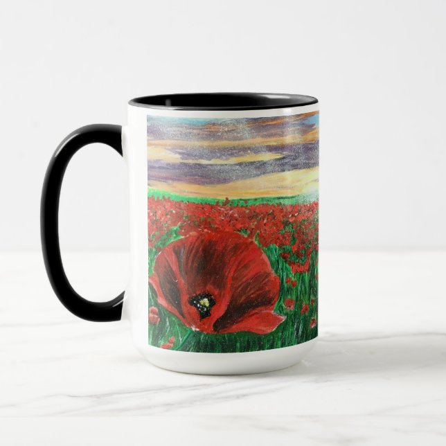 Poppy Field SF Mug (Gauche)