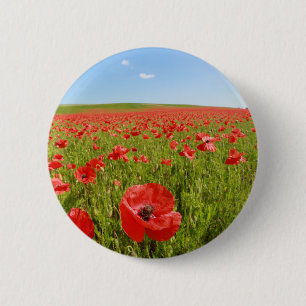 Poppy field - Stunning! 2 Inch Round Button