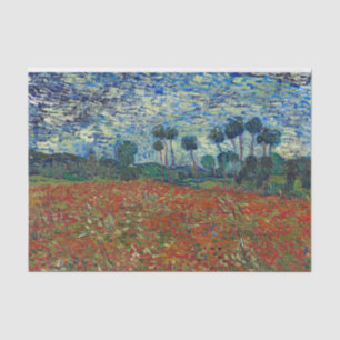 Poppy field Van Gough Decoupage Paper