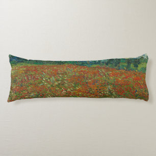 Poppy Field - Vincent van Gogh Body Pillow