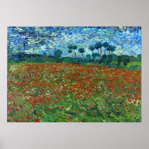 Poppy Field - Vincent van Gogh Poster
