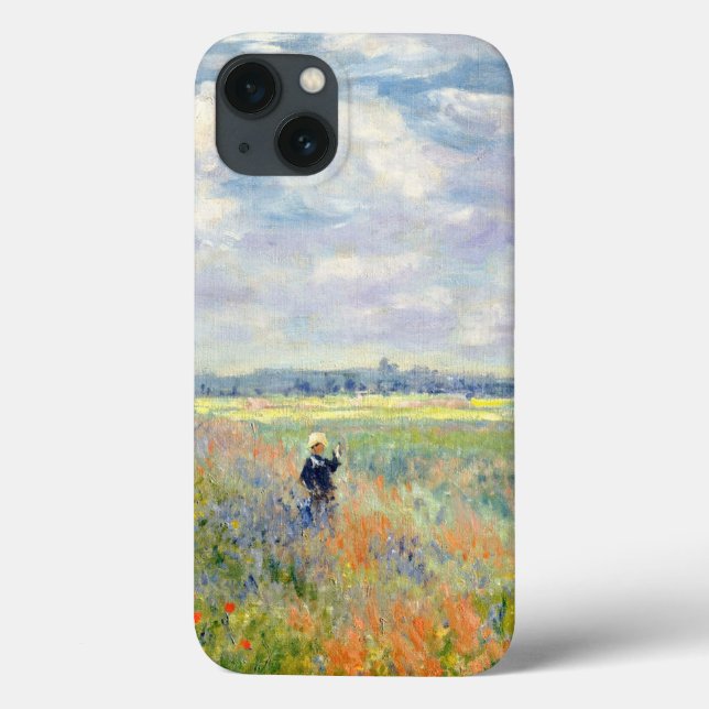 Poppy Fields near Argenteuil by Claude Monet Case-Mate iPhone Case (Back)